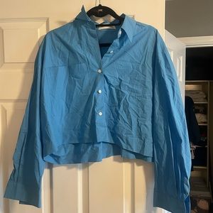 Frankie Shop Blue Button Up